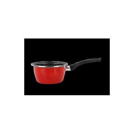 Cazo magefesa k2 rojo 16 acero antiadherente acero inoxidable todo tipo cocinas lavavajillas