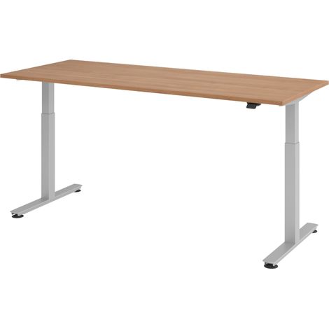 bümö Schreibtisch elektrisch XMST Rechteck: 200 x 80 cm Nussbaum (1/5)