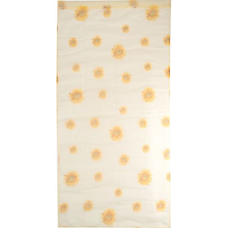 Voile transparent motif tournesol pour fenêtre de balcon, décoration salon et chambre (1/5)