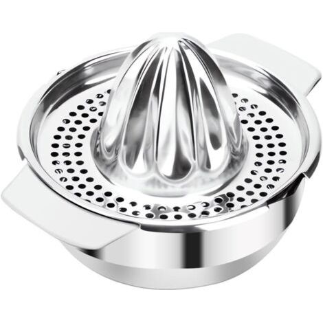 BUNTHAUS Presse-Agrumes Manuel 400ml – Inox, Presse Citron et Orange, Rotation Facile, Résistant (1/5)