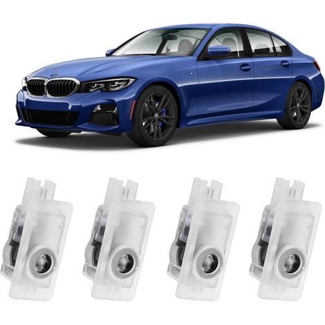 4 Pièces Eclairage de Porte Logo pour Lumière de Porte de Voiture F40 F44 G20 G21 G22 G23 G29 G42, Projecteur de Porte de Voiture (1/5)