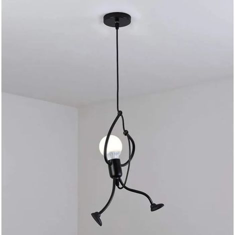 Lustre Suspension,E27,Créatif Dessin Animé Lustre Salon, Suspension Luminaire pour Chambre le Salon(Ampoule Non incluse) (1/4)
