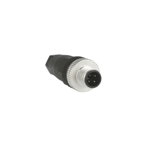 Télémécanique - OsiSense XZ - connecteur nu mâle - M12 - 4 broches - droit - PE Pg 7 - XZCC12MDM40B