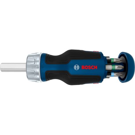 Bosch Stubby-Bit-Ratschenschraubendreher mit Magazin 6 Bits - 1600A039PW (1/4)