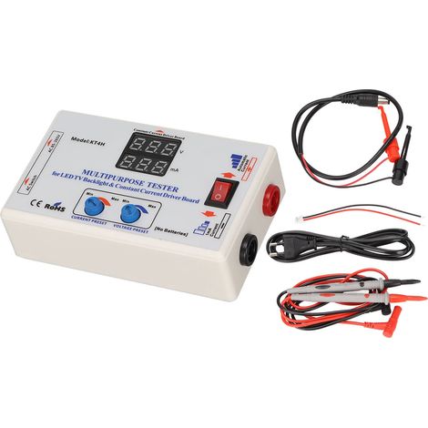Testeur de Rétroéclairage LED Professionnel, Alimentation à Courant Constant Universel pour Toutes Réparations d'Écrans LED 100‑240V Prise UE (1/5)