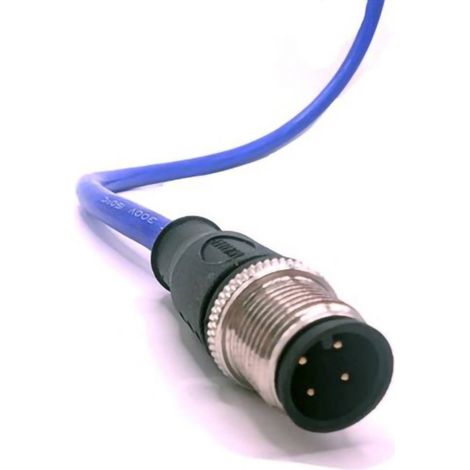 Mueller Electric C4A81M010 Connettore per sensore o attuatore M12 Spina dritta 10 m Numero di poli: 4 1 pz.