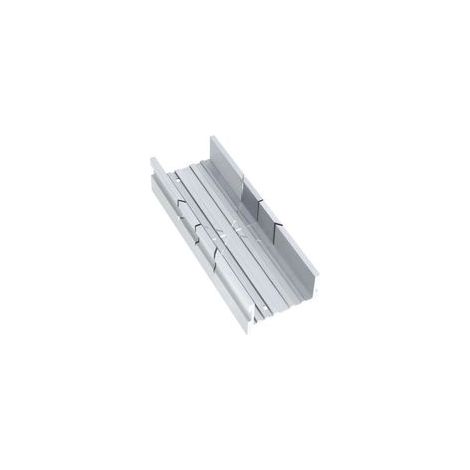 Boîte à onglets de 13,5 cm en alliage d'aluminium robuste, coupe précise à 45°, 90° et 135°, pour métal, artisanat, bois, plastique, HT0417