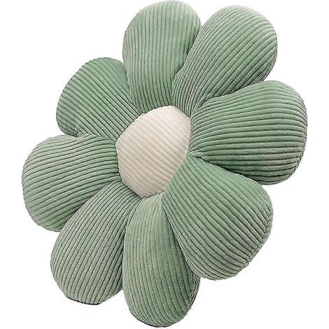 Coussin décoratif fleuri - Coussin décoratif vert pour salon, chambre d'enfant, voiture, chambre à coucher (1/5)
