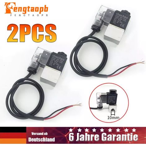 2X Électrovanne de compresseur d'air Clapet anti-retour Vanne d'arrêt de purge (1/5)