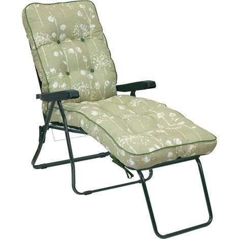 Deluxe Lounger Renaissance - L118 x W58 x H99 cm - Sage