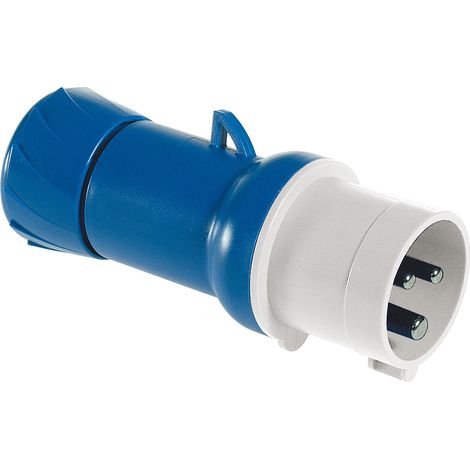 Connecteur 32A 2PT 220V IP44 avec vis et protection IP44. (1/2)
