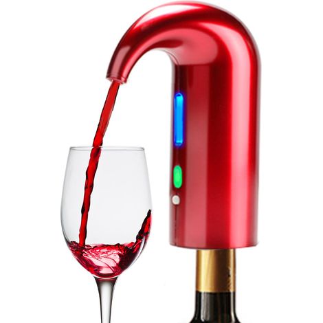 Aeratore elettrico per vino, decanter portatile one-touch e pompa di erogazione per vino rosso e bianco. Distributore automatico multi-smart per ossidante per vino.