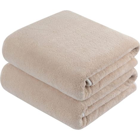 Serviette Queen serviette Queen serviette Queen serviette de bain douce absorbante, serviette de piscine Queen, gym, camping, voyage de yoga beige 90 180 épaississement haut de gamme deux pièces (1/4)