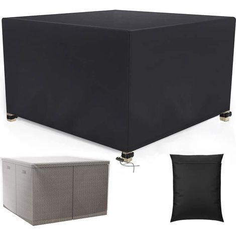 Garden Cover - Houss[u374] - 125x125x74 cm - Waterproof - Wind-Resistant - 600D Oxford Fabric (1/4)