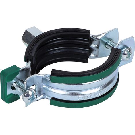 Collier de fixation Walraven KSB2 ev 66-70 mm EPDM Collier à deux vis M8/M10