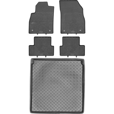 Juego de alfombrillas de goma para coche y maletero para Opel Astra IV J Kombi (2009-2015).