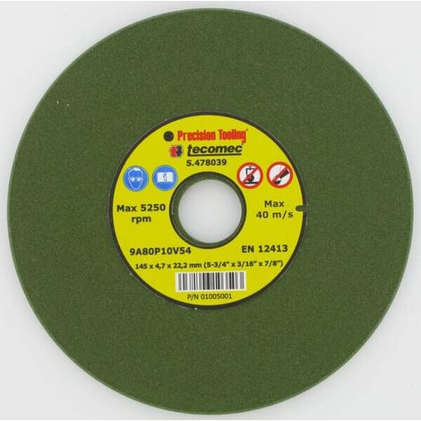 Disco de lija 145 x 4,7 x 22,2m TECOMEC FGP015524