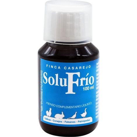 FINCA CASAREJO SoluFrío - Vitaminas para apoyo nutricional de las aves en Invierno - Producto Natural - 100 ml (Ref. SF)