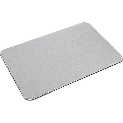 Tapis de bain en terre de diatomées, fin et super absorbant, lavable, se glisse facilement sous la porte. (1/4)