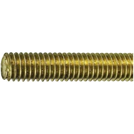 Barra filettata 1 metro   5 mm Finitura ottone