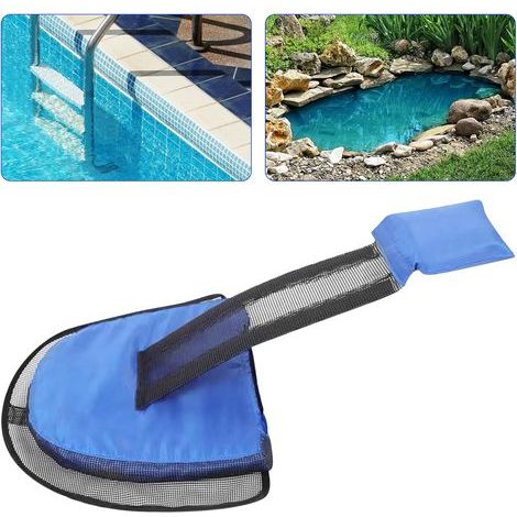 Piscine de sauvetage d'animaux - Rampe de sauvetage pour piscine - Bleu