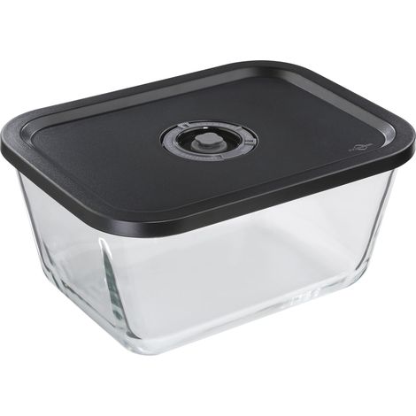 Boîte sous vide XL Verre incassable Conservation des aliments par pompe à vide Boîte sous vide avec couvercle en plastique Hermétique et anti-fuite Passe au four (1/5)