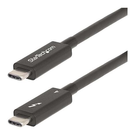 StarTech.com A40G2MB-TB4-CABLE Thunderbolt-Kabel 2 m 40 Gbit/s Schwarz