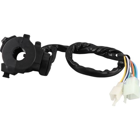 Interrupteur de guidon 22mm, 9 broches, 8 fils, adapté pour moto, Quad, Dirt Bike, ATV, 200cc, 250cc (1/5)