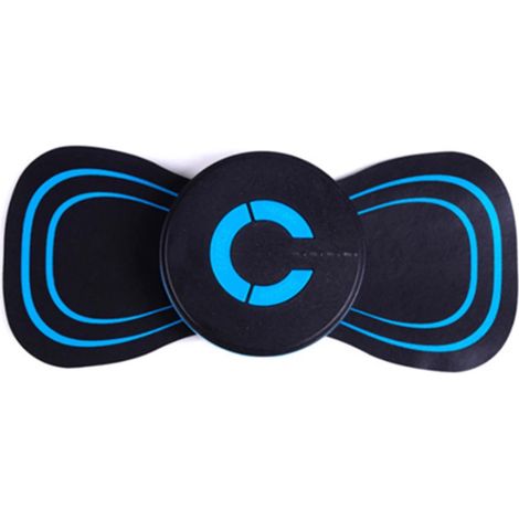 Mini-Elektrostimulationspflaster für Rücken- und Nackenmassage (EMS), Schmerzlinderung, Fitness und Muskelentspannung04152-AquaForge