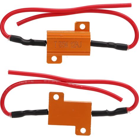 Resistenze di carico da 35 W 12 Ohm (confezione da 2) per indicatori di direzione e fendinebbia a LED senza errori (1/5)