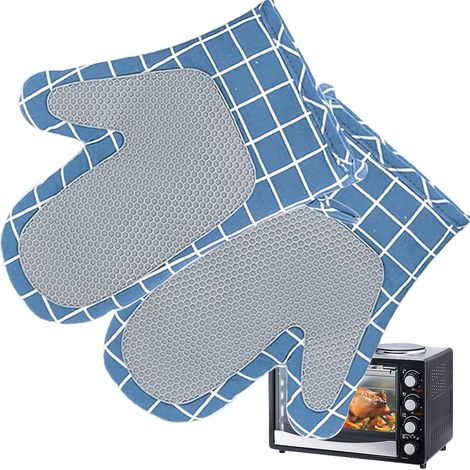 Maniques De Cuisine Épaissi Anti-Brûlure Anti-Dérapant 1 Paire  Gants De Grillade Anti-Dérapant Pour Four pour la Sécurité en Cuisine Maison, Grillage et Cuisson au (1/5)