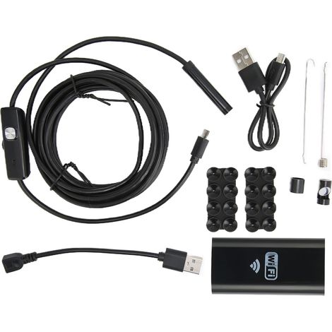 IP67 wasserdichtes WLAN-Endoskop, 720P HD-Inspektionskamera mit 8 LEDs für iPhone und iPad
