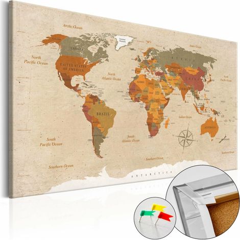 Tableau en liège beige chic - 120 x 80 cm (1/5)
