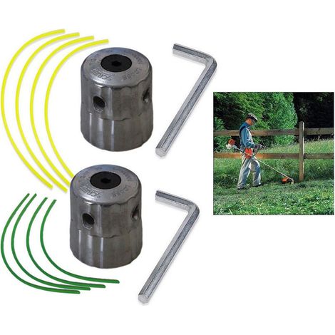 TrAdE Shop Traesio - Testina Per Decespugliatore Universale Batti E Vai Carico Rapido Ricambio Filo14 - (1/5)