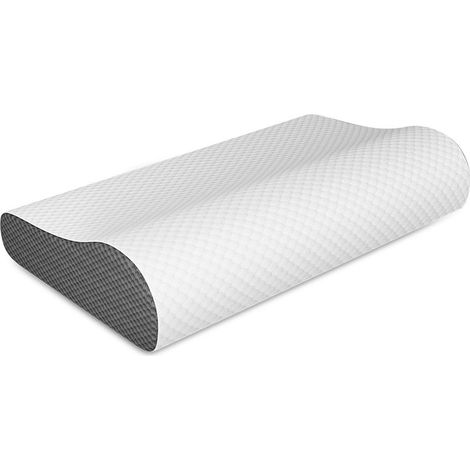 Oreillers en Mousse à Mémoire de Forme, Oreiller Cervical, Oreiller de Lit Ergonomique pour Soulager La Douleur, Soutien Orthopédique, Contour Cervical, Oreillers Anti-ronflement pour Dormir (1/5)