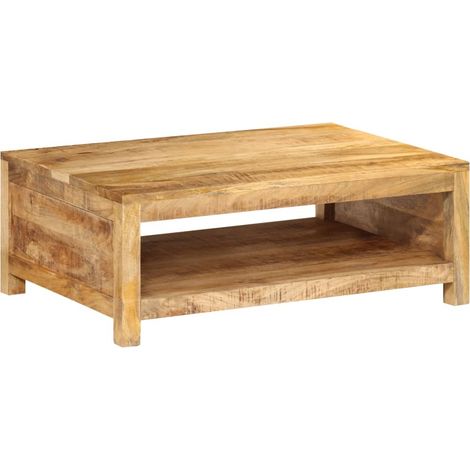 Couchtisch 80x55x30 cm Massivholz Mango