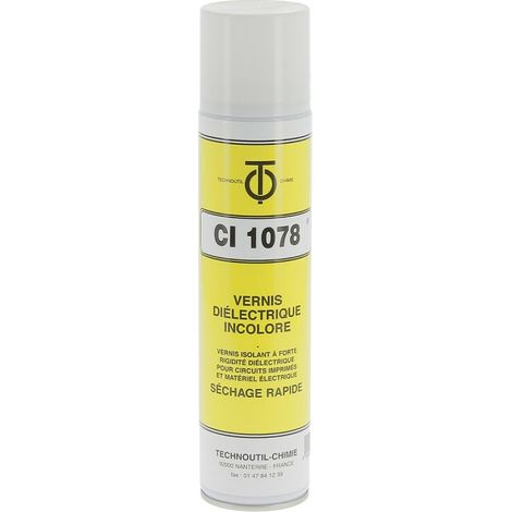Vernis diélectrique incolore classe B pour circuits imprimés 60384 pour Outillage (1/2)