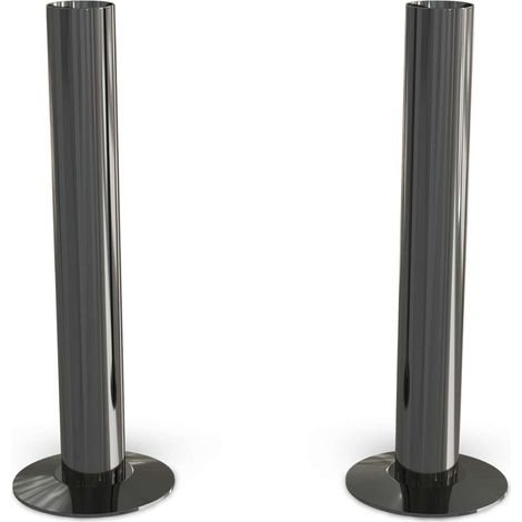 Talus - Black Nickel Polished Pipe Covers 130mm (1/3)
