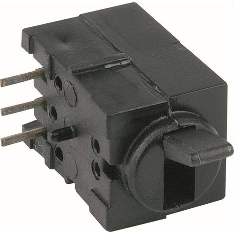 Mentor 1847.7031 Interruttore a levetta 60 V 0.5 A IP50 Permanente / 0 / Momentaneo 1 pz. Numero Poli (num) 1 (1/2)