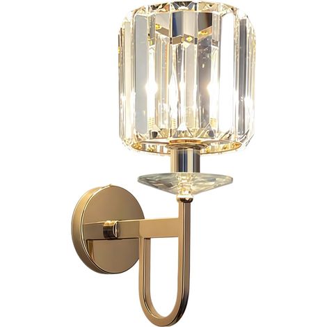 Lampe Murale LED Économie d'énergie Efficace Lumières de nuit Moderne Simplicité Créativité Style Chambre à coucher Le Salon À côté du Canapé Le Couloir Salle d'étude Intérieur Cristal rond (1/5)