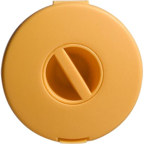 Enrouleur de câble, bobine vide, enrouleur de câble compact, boîtier de rangement rétractable pour câble USB (jaune) (1/5)