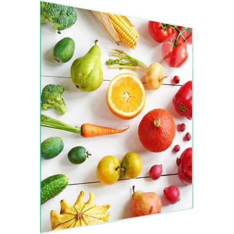 TAGLIERE IN VETRO 45x52 Verdure (1/5)