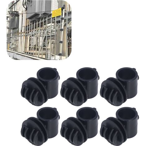 Lot de 50 Isolateurs Noirs pour Clôture Électrique à Impulsion 2,1CM Poteaux de Support-KZQ (1/5)