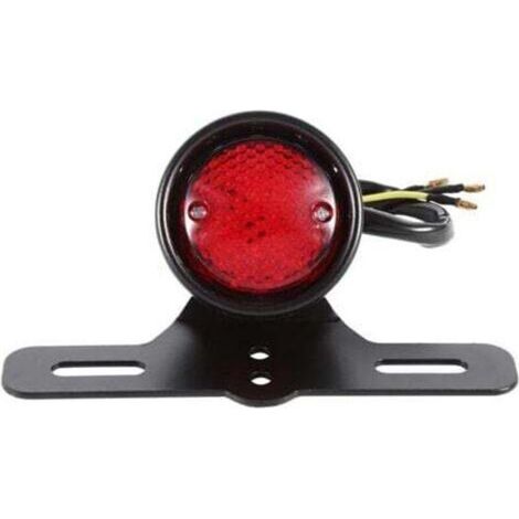 pour feux arriere moto led pour feux arriere moto led Lampe de feu stop de frein arrière rouge rétro à LED de moto pour Honda/Yamaha feux stop moto feux arriere moto led feux bobber feux stop (1/4)