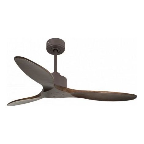Modulo Slim de Klassfan - Ventilateur de plafond et destratificateur moteur DC chocolat et pales bois sombre 25 à 40 m² (1/5)