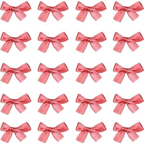 Lot de 20 épingles à cheveux décoratives pour fille, avec nœud papillon et dents intérieures résistantes. Pince à cheveux décorative pour frange et nœud papillon.-Red (1/5)