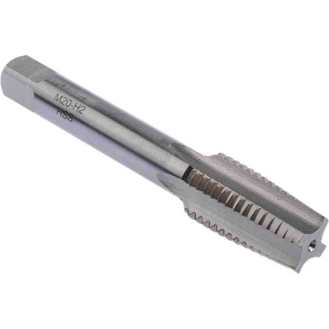 Taraud M20, pas de 2.5mm, Métrique, HSS, Taraud à main ( Prix pour 1 )