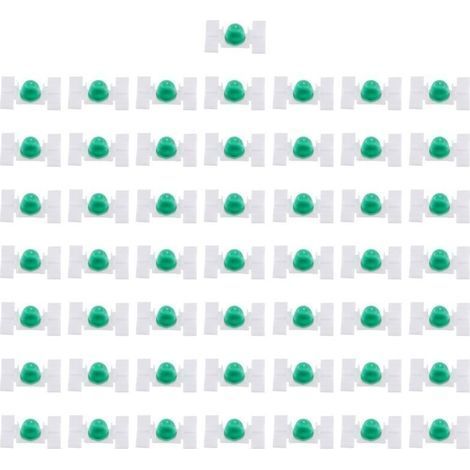 50 Pcs Blanc En Plastique Moulure De Porte De Voiture Garniture Clips Retenues Attaches Pour BMW Série 3 E36 E46 (1/5)