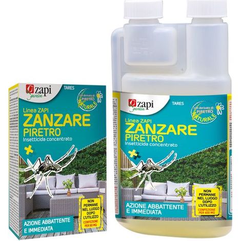 Zapi Zanzare Concentrato Piretro Tares - Confezione 100 ml -