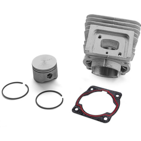 Gruppo termico per motozappa 52cc - ricambio compatibile cilindro + pistone per motori a 2 tempi da 52cc